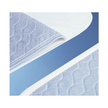 Washable Bed Pad with Wings - Blue - Single - Double - Double