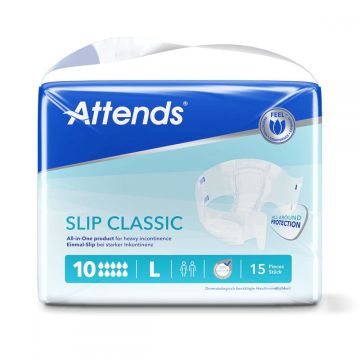 Attends Slip Classic 10 - Large - 15 Pack