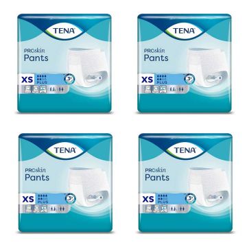 TENA Proskin Pants Plus - XS - Case Saver - 4 Packs of 14 | X-Small | CASE-ND-1030 | Tena | Allanda
