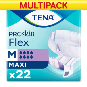 CASE SAVER TENA Flex Maxi Proskin Medium (3 Packs of 22)