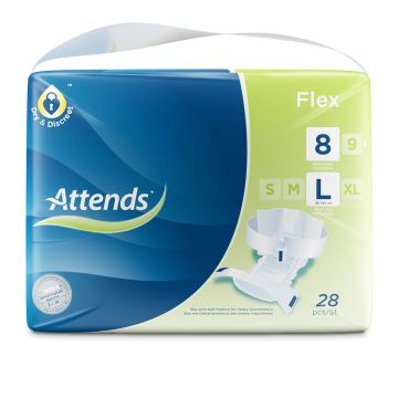 Attends Flex 8 Large | 1700-2099mls | Pack of 28