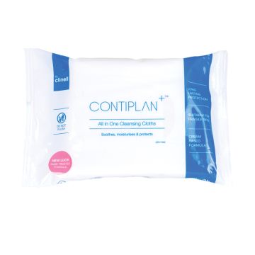CONTIPLAN+&#174; All In One Cleansing Cloths | Travel Size Pack of 8