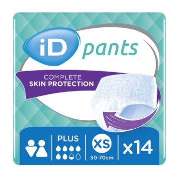 iD Pants Plus | Extra Small | Pack of 14