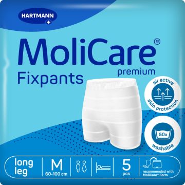 MoliCare Premium Fixpants Long Leg - Medium - 5 Pack