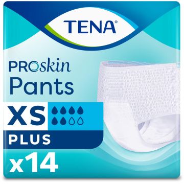 TENA Pants Plus | Extra Small | Pack of 14