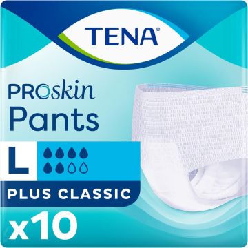TENA Proskin Pants Plus Classic - Large - 10 Pack | Large | ND-1033 | Allanda