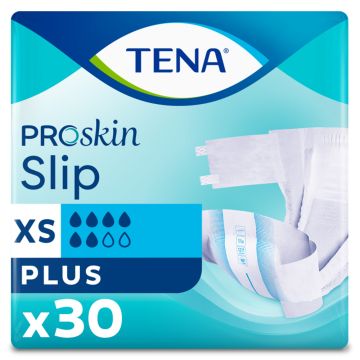 TENA Slip Plus | Extra Small | Pack of 30