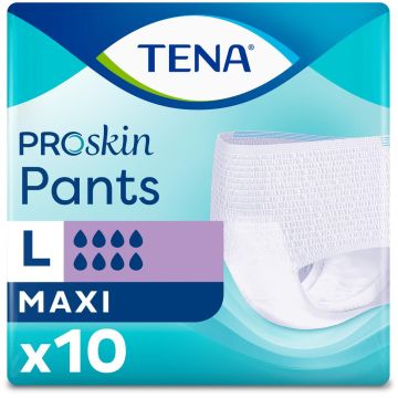 TENA Proskin Pants Maxi - Large - 10 Pack | Large | ND-1067 | Allanda
