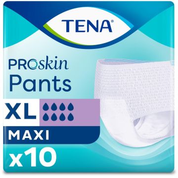 TENA Proskin Pants Maxi - XL - 10 Pack | X-Large | ND-1069 | Allanda