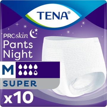 TENA Proskin Pants Night Super - Medium - 10 Pack