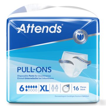 Attends Pull-Ons 6 Extra Large - Pack of 16