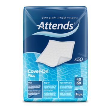Attends Cover-Dri Plus Bed Pads - 40x60cm - 50 Pack |  | ND-1450 | Allanda