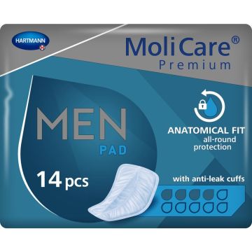 MoliCare Premium Men 4 Drop Pads - 14 Pack