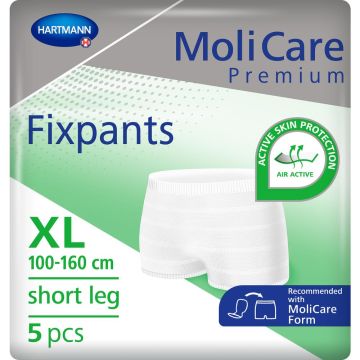 MoliCare Premium Fixpants Short Leg - XL - 5 Pack