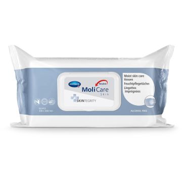 MoliCare Moist Skin Care Tissues - 50 Pack