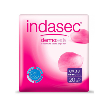 Indasec Extra Shaped Pad 350ml - Pack 20