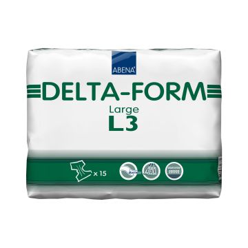 Abena Abri Delta-Form L3 Green | Large All In One | Pack of 15