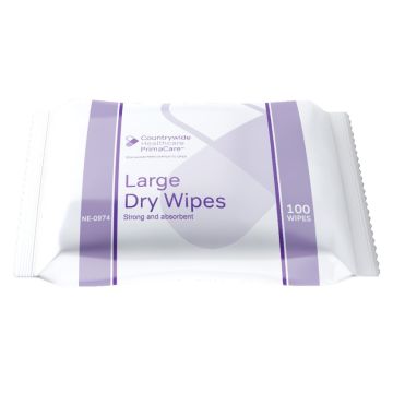 Primacare Large Dry Wipes