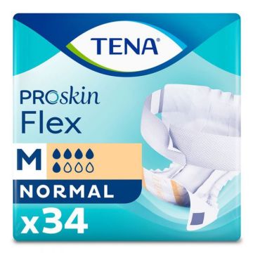 Proskin Flex Slips Normal, Size Medium in a pack of 34