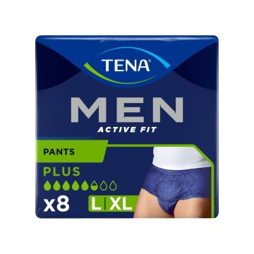 TENA Men Active Fit Pants | Large | Pack of 8