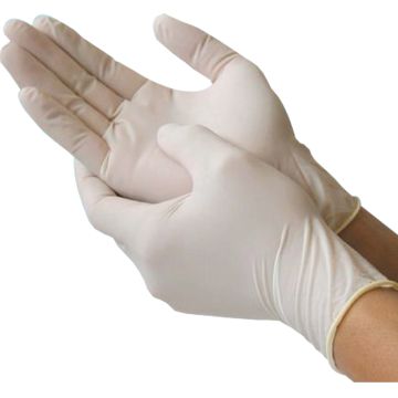 Nitrile Powder Gloves | White | Small | Pack of 100