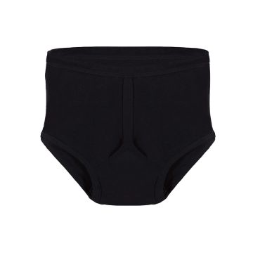 Men's Y Front Incontinence Pants Medium | Black