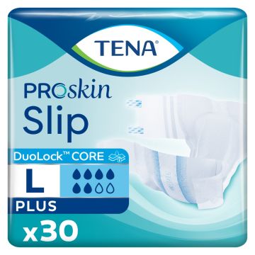 TENA Proskin Slip Plus - Large - 30 Pack