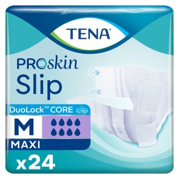 Tena Slip Maxi - Medium ( Textile Back ) -  Pack 24