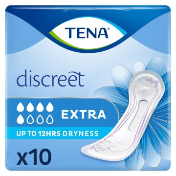TENA Lady Discreet Extra Pads - 10 Pack
