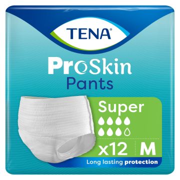 TENA Proskin Pants Super - Medium - 12 Pack