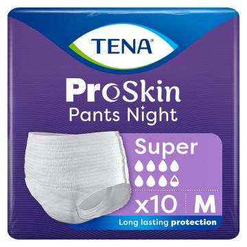 TENA Pants Night Super | Medium | Pack of 10