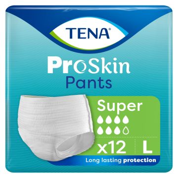 TENA Proskin Pants Super - Large - 12 Pack
