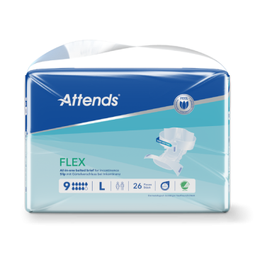 Attends Flex 9 Slips - Large - 26 Pack