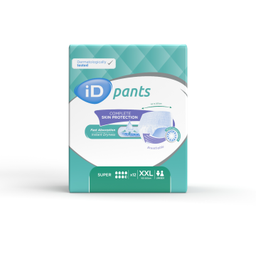iD Sensitive Pants Super - 2XL Bariatric Pack 12 - Case 4