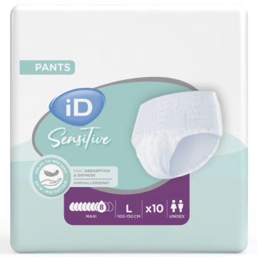 iD Sensitive Pants Maxi - Large - Pack 10