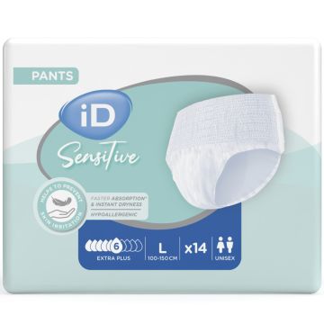 iD Sensitive Pants Extra Plus - Large - Pack 14