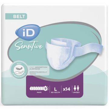 iD Sensitive Belt Maxi - Large - Pack 14
