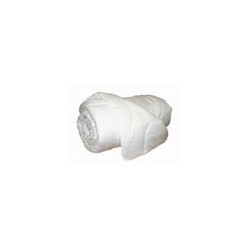 Washable Quilted Duvet Cover - White - Single - Double - Single