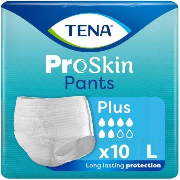 TENA Pants Plus Classic - Large - Case Saver - 8 Packs of 10