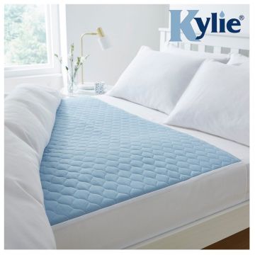 Kylie Washable Bed Pad with Wings - Double - Blue - 1 Pack |  | ND-6830-BL | Kylie | Allanda