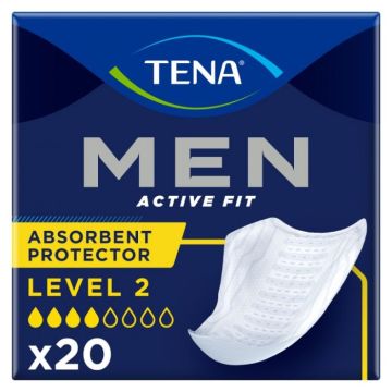 TENA Men Level 2 Absorbent Protector Pads - 20 Pack |  | ND-1091 | Allanda