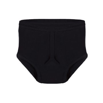Men's Y Front Incontinence Pants Large Black
