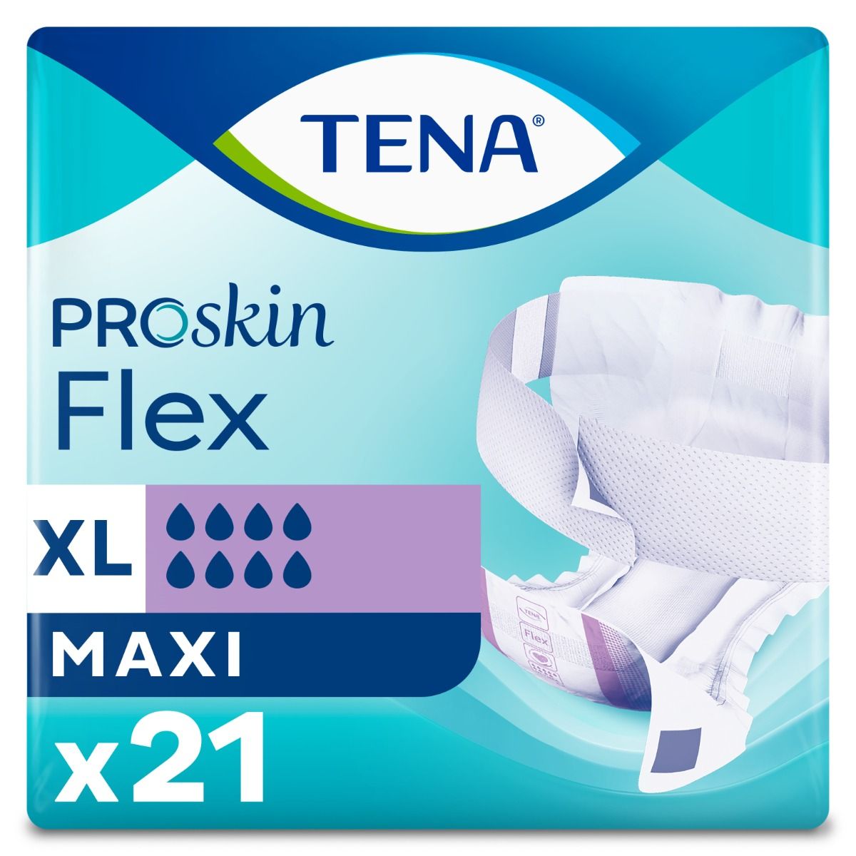 TENA\u0020Proskin\u0020Flex\u0020Maxi\u0020Slips\u0020\u002D\u0020XL\u0020\u002D\u002021\u0020Pack
