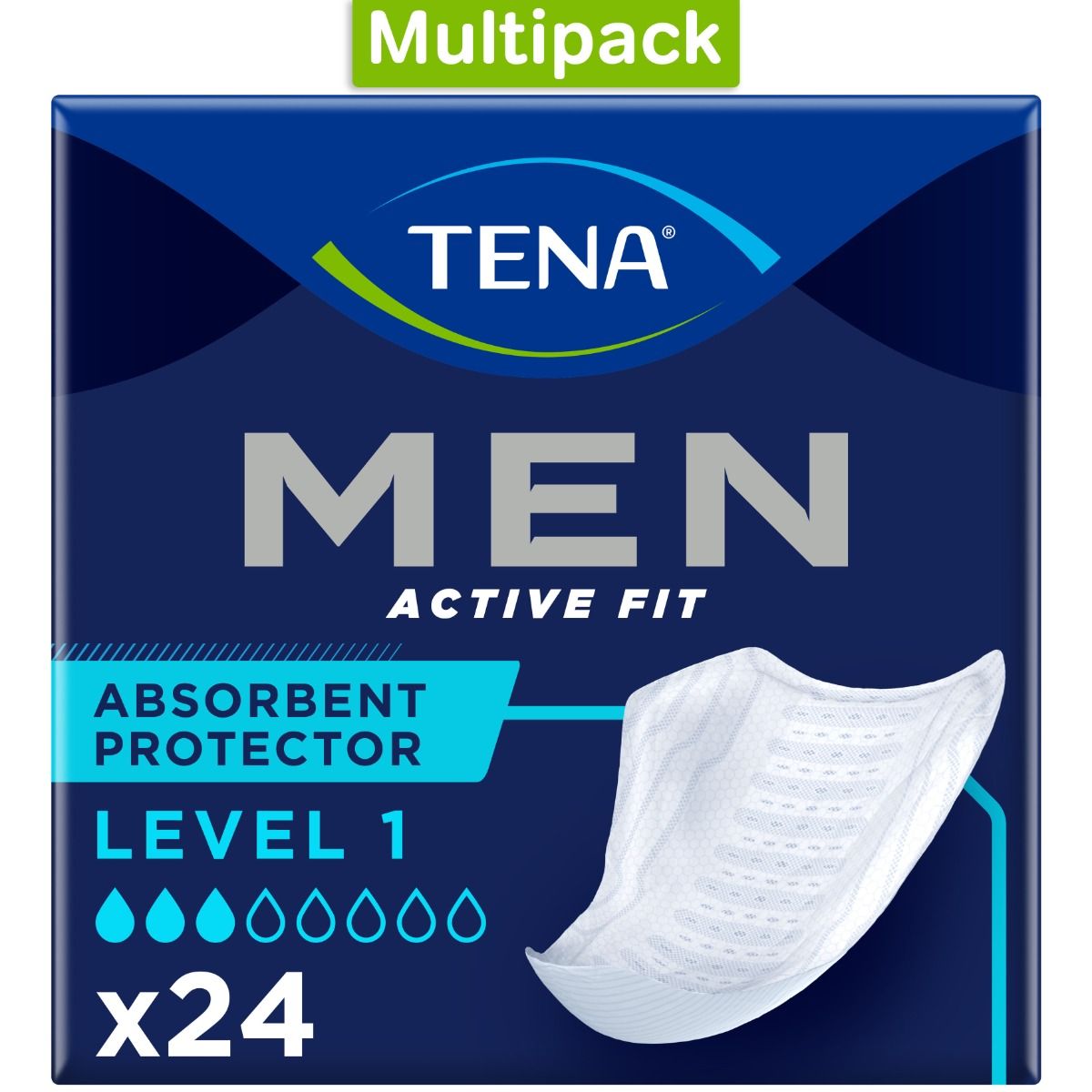 TENA\u0020Men\u0020Level\u00201\u0020Absorbent\u0020Protector\u0020Pads\u0020\u002D\u0020Case\u0020Saver\u0020\u002D\u00206\u0020Packs\u0020of\u002024
