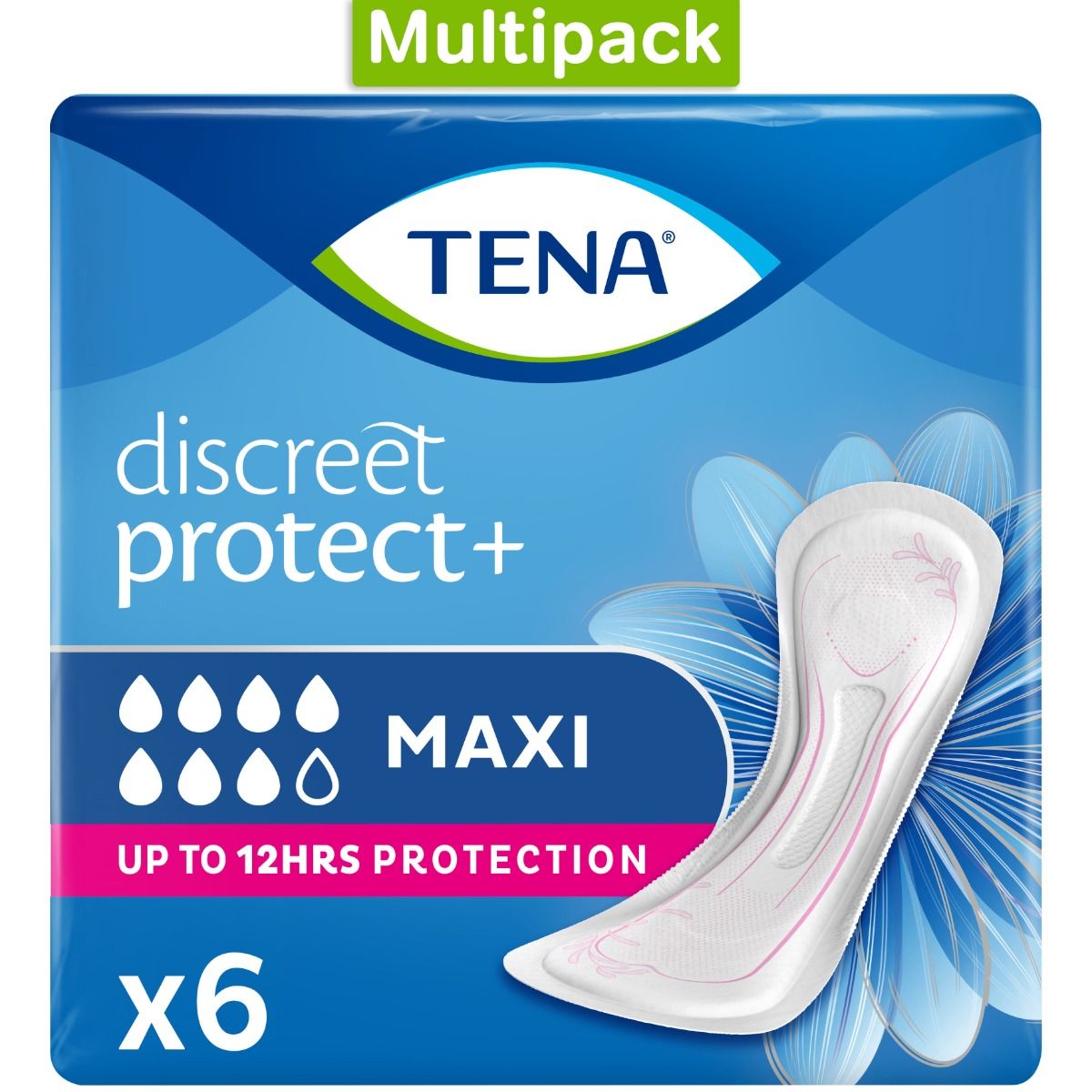 TENA\u0020Lady\u0020Discreet\u0020Maxi\u0020Pads\u0020\u002D\u0020Case\u0020Saver\u0020\u002D\u00206\u0020Packs\u0020of\u00206