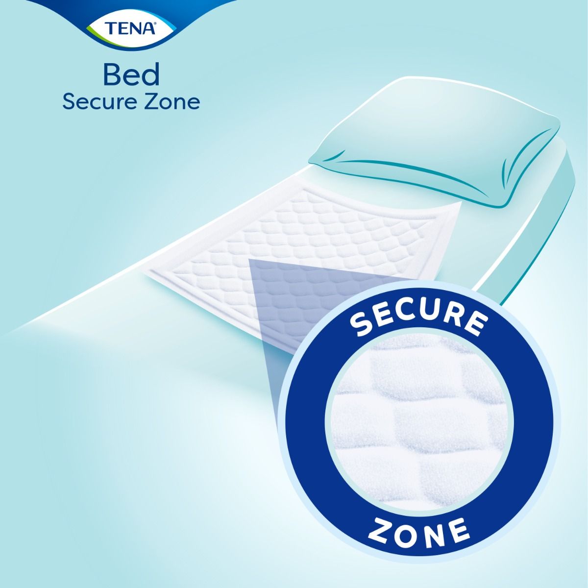 TENA\u0020Bed\u0020Plus\u0020Secure\u0020Zone\u0020Pads\u0020\u002D\u002060x75cm\u0020\u002D\u002025\u0020Pack