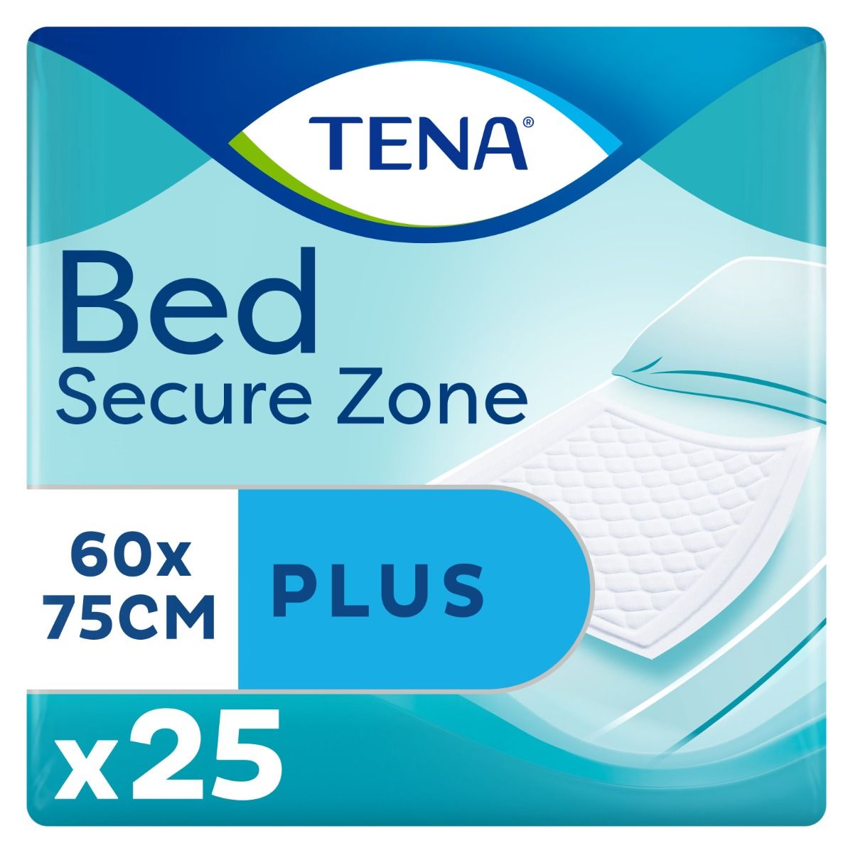 TENA\u0020Bed\u0020Plus\u0020Secure\u0020Zone\u0020Pads\u0020\u002D\u002060x75cm\u0020\u002D\u002025\u0020Pack