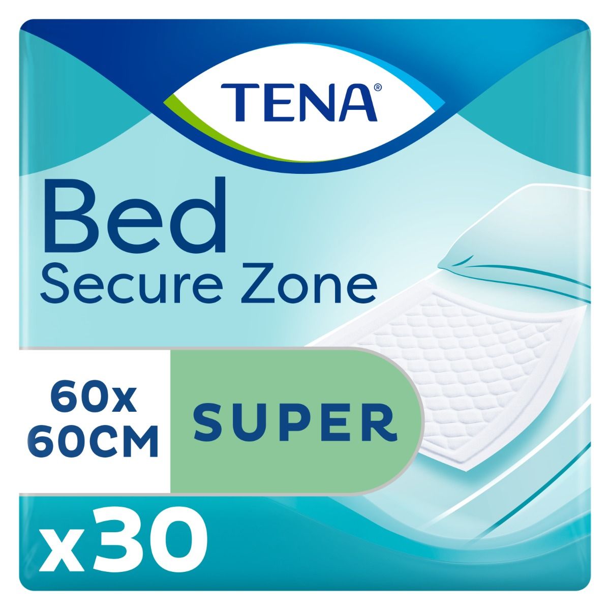 TENA\u0020Bed\u0020Super\u0020Secure\u0020Zone\u0020Pads\u0020\u002D\u002060x60cm\u0020\u002D\u002030\u0020Pack