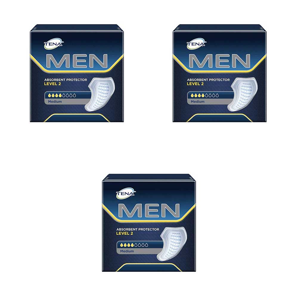 TENA\u0020Men\u0020Level\u00202\u0020Absorbent\u0020Protector\u0020Pads\u0020\u002D\u0020Case\u0020Saver\u0020\u002D\u00203\u0020Packs\u0020of\u002010