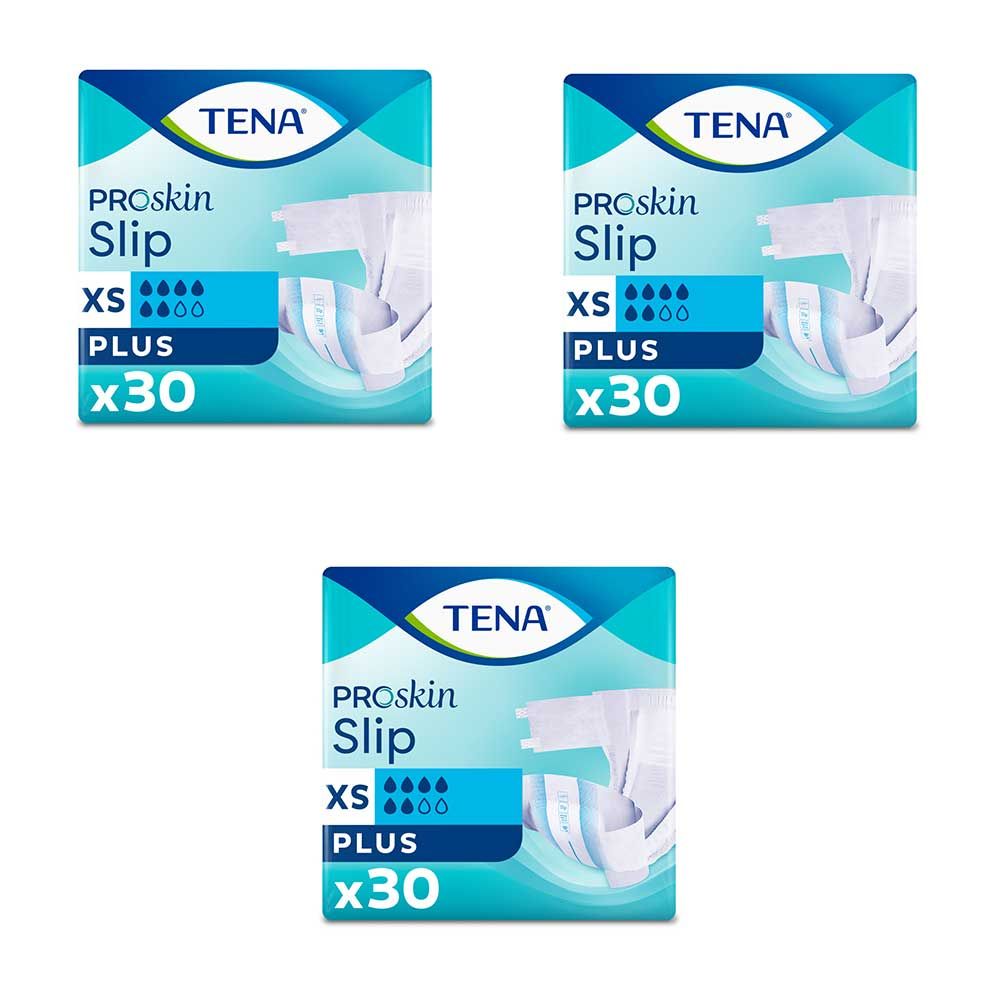 TENA\u0020Proskin\u0020Slip\u0020Plus\u0020\u002D\u0020XS\u0020\u002D\u0020Case\u0020Saver\u0020\u002D\u00203\u0020Packs\u0020of\u002030